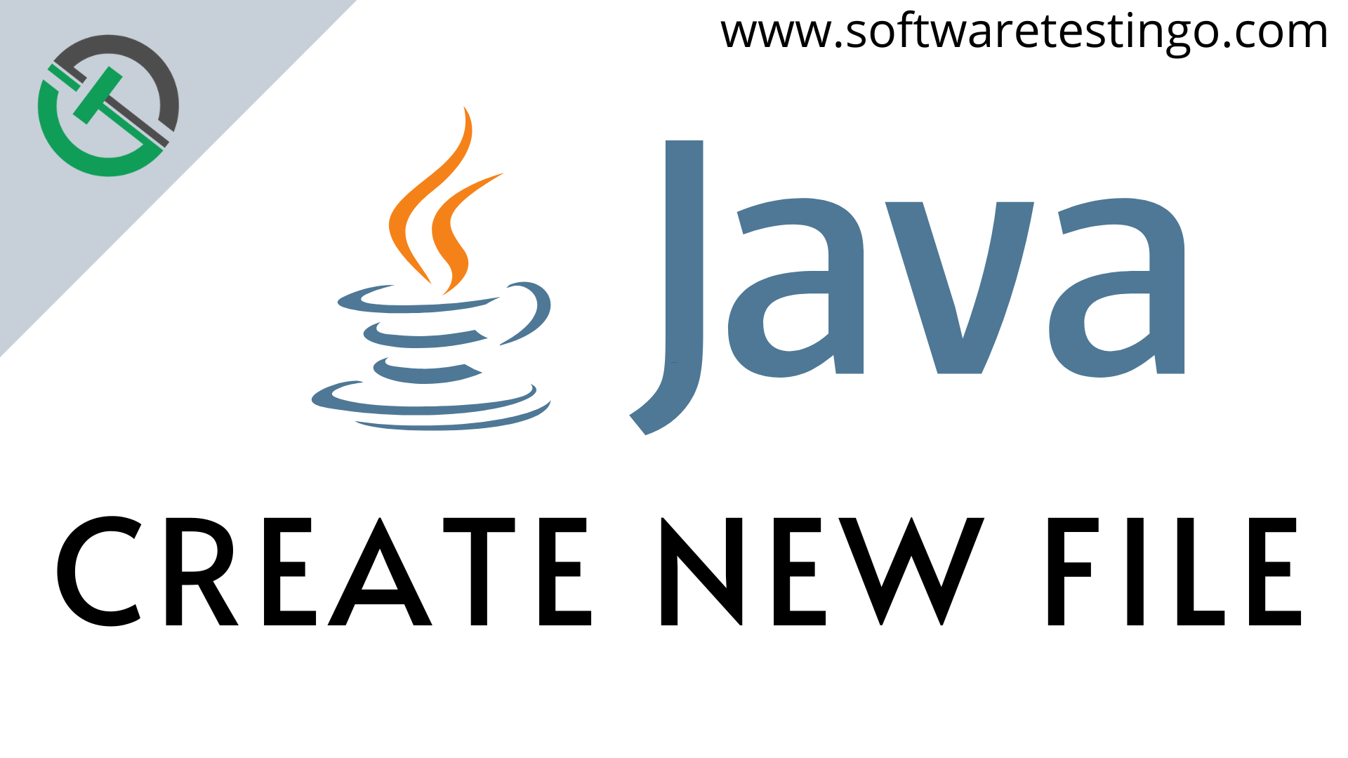 Create a New File in Java