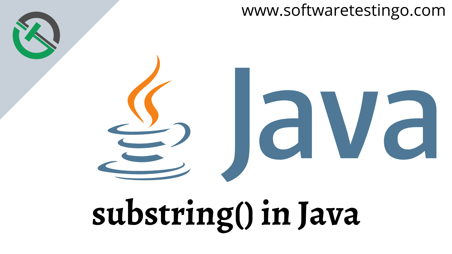 String Substring Java