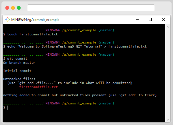 Git Commit Command List 7 Commit With out Adding Staging Area