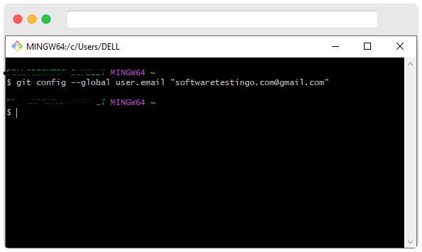 Install Git On Windows 28 Configure Email ID in GIT