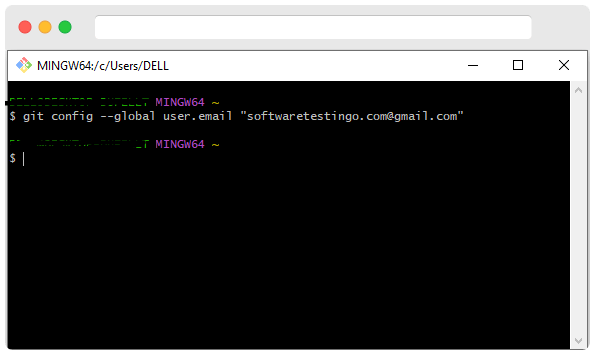 Configure Email ID in GIT