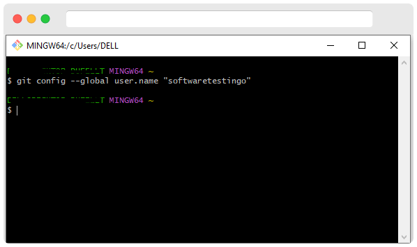 Install Git On Windows 27 Configure username in GIT