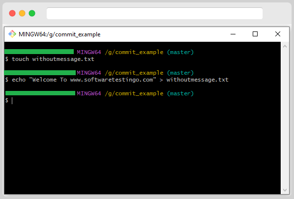 Git Commit Command List 14 Create File With Content