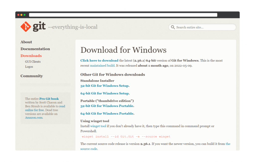 Download GIT 32 64 Version