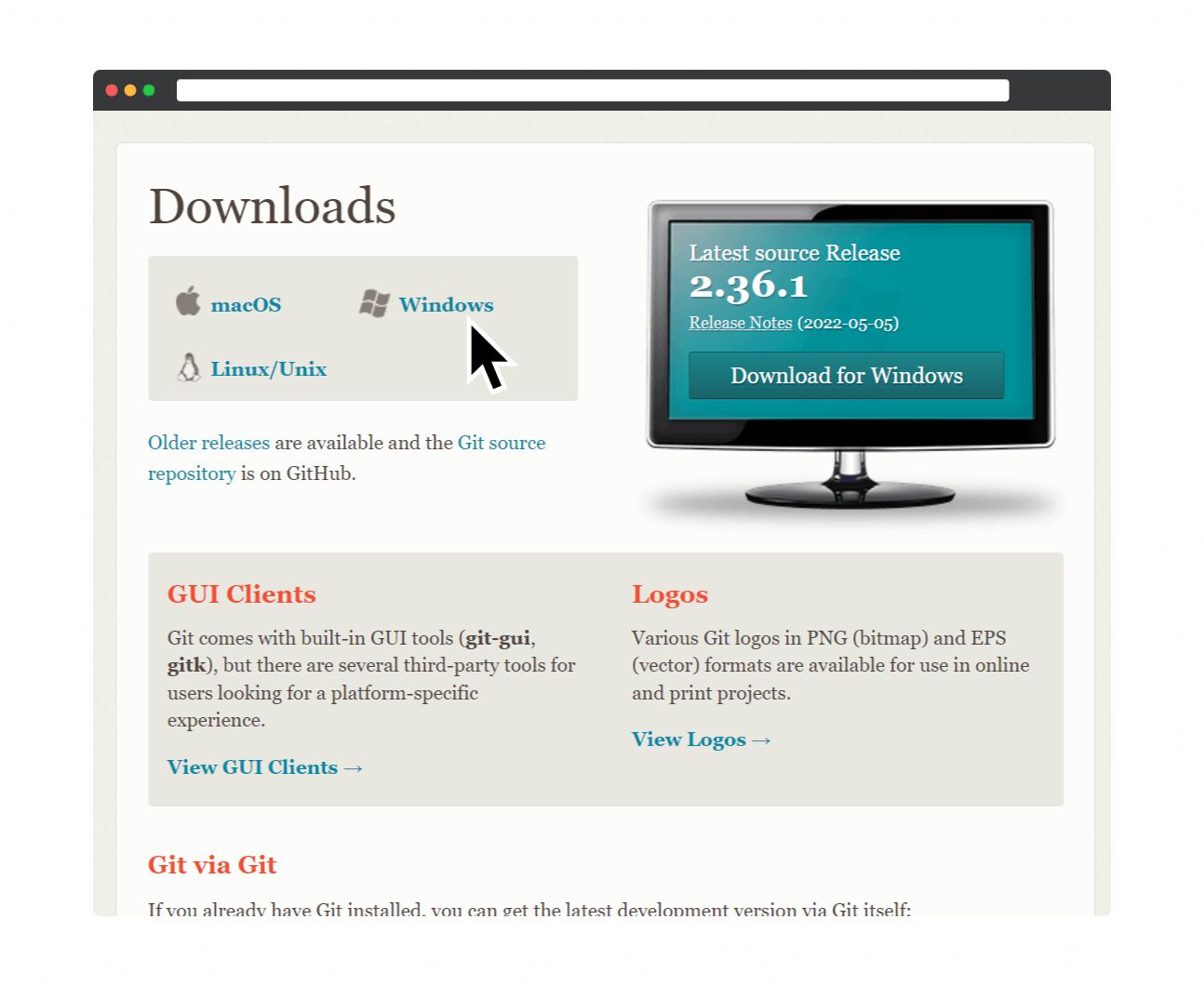 Download GIT From Official Website