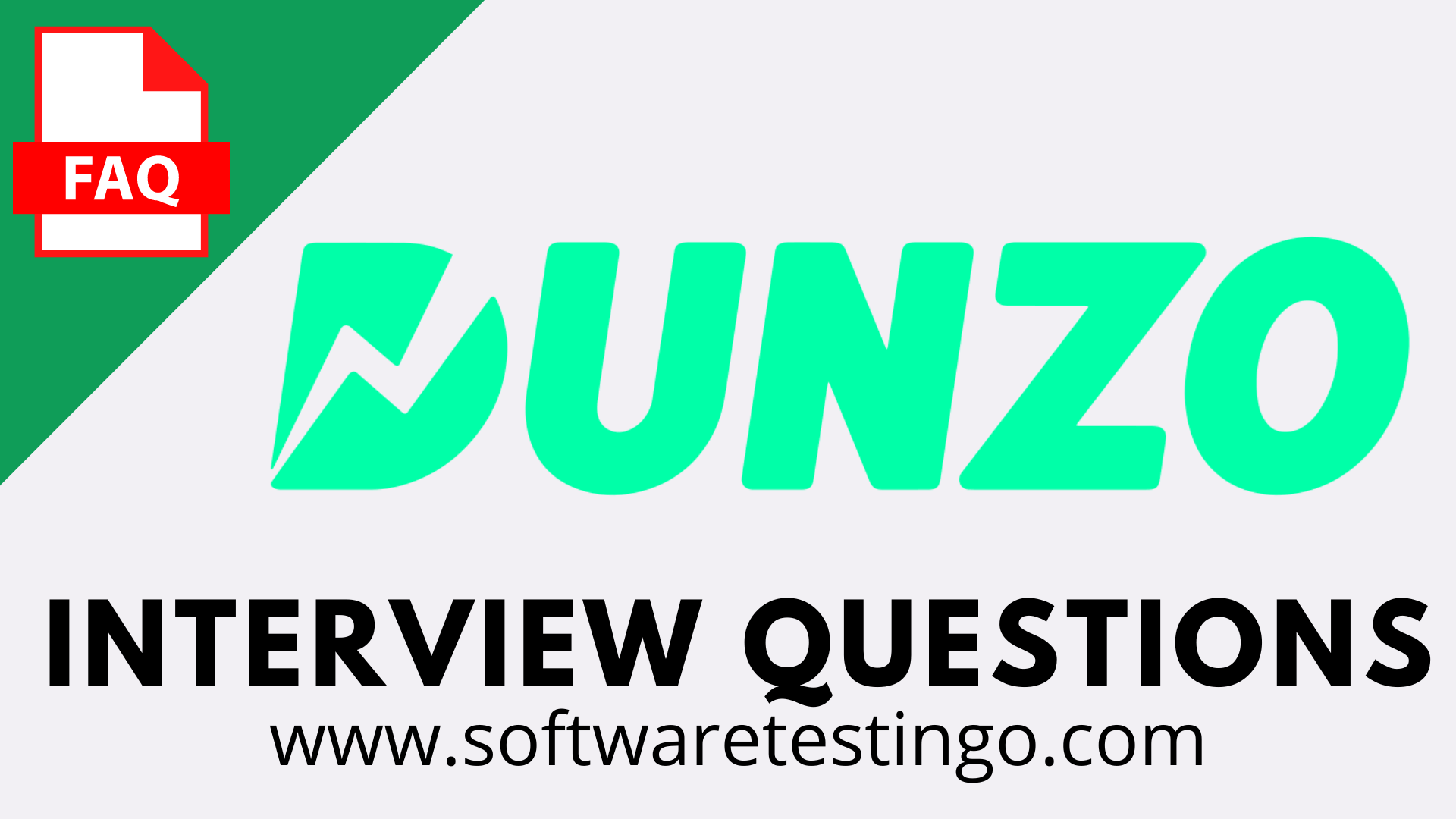 Dunzo App Interview Questions