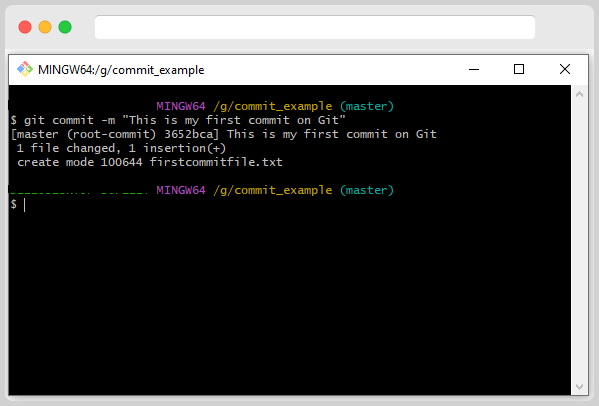 Git Commit Command List 9 First Commit on Git