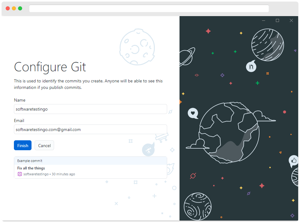 Github Desktop Configuration