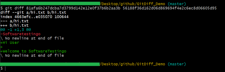 Git diff between branches commits file tool 2022 