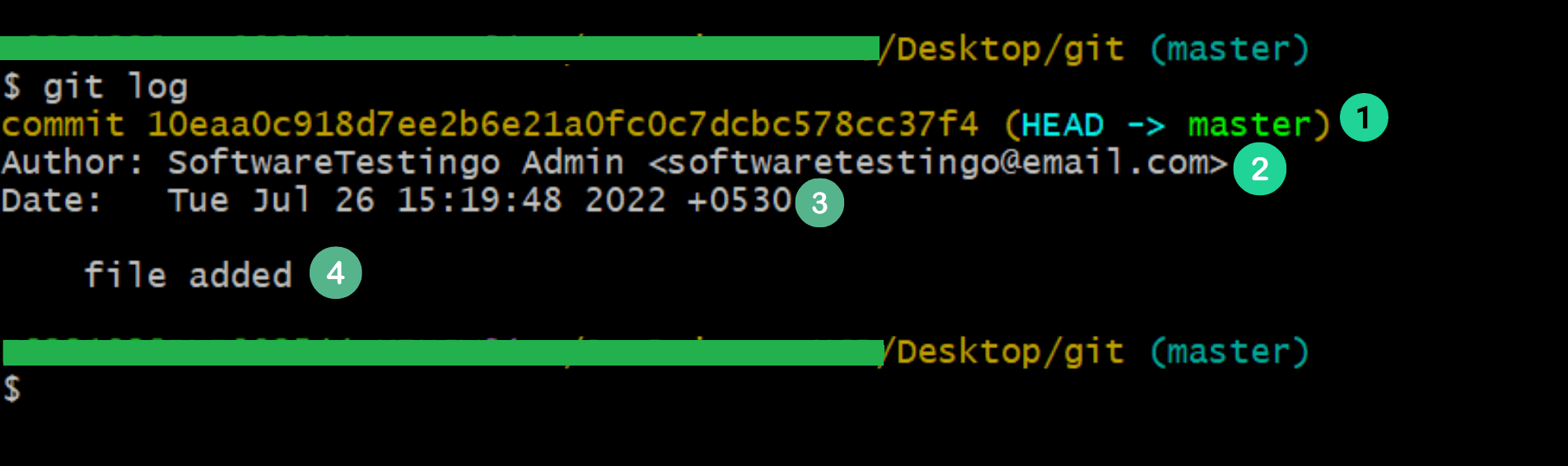 Git Log Command 1 Git Log Command to See Repository History