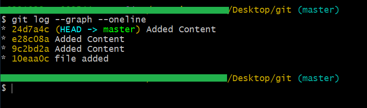 Git Log Graph Oneline