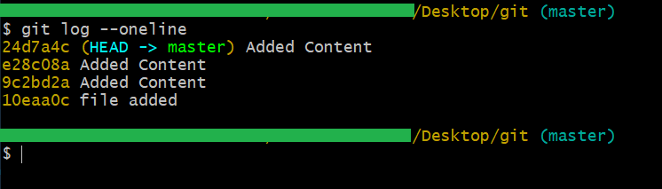 Git Log Command 5 Git Log Oneline