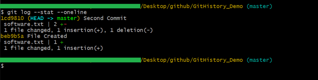 Git History Command 12