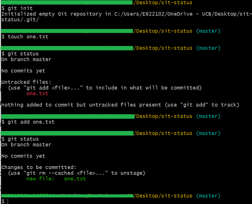 Git Status-Untracked State 2