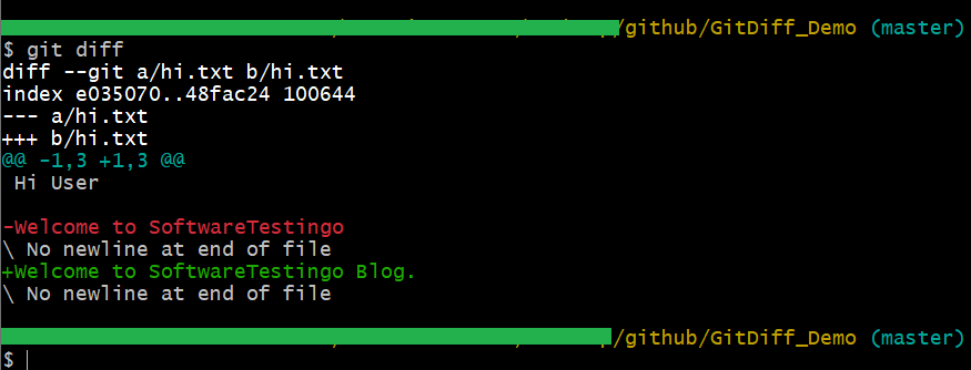 Git Diff Command 1