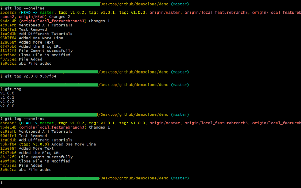 Git Tag Command 5 Git Tag Command 5