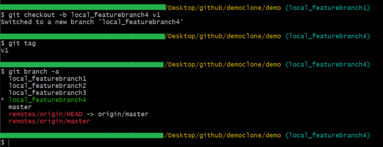 GitHub Create Git Branch Feature From Commit Tag [ 2022 ]