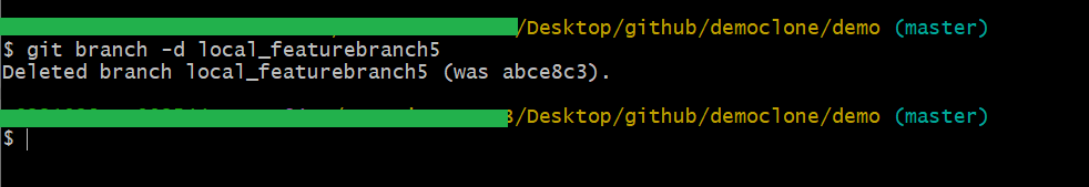 Delete Git Branch 5