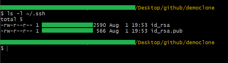 Find Git GitHub SSH Key Using Git Bash Command Prompt