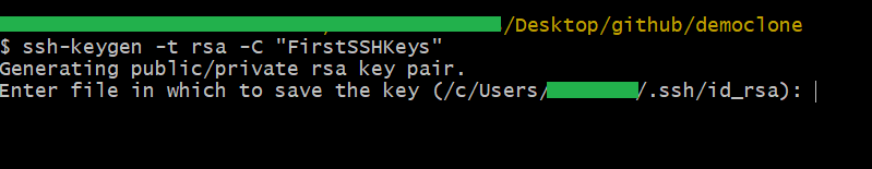 Generate RSA Key