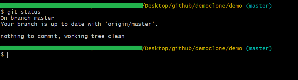 Git Status Command