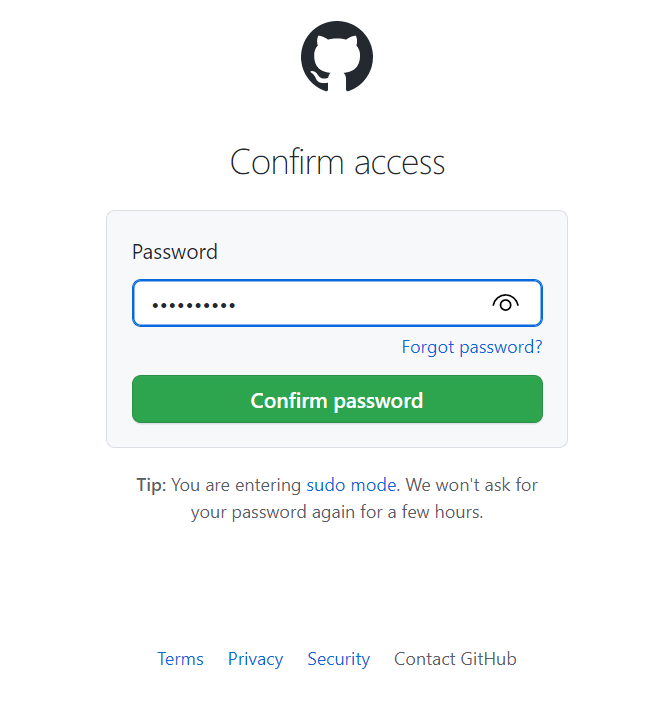 GitHub SSH Confirm Access
