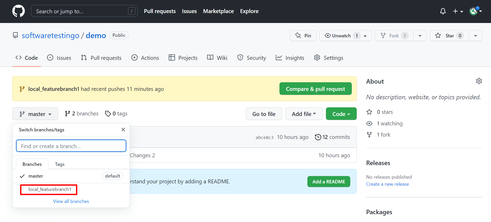 GitHub Create Git Branch Feature From Commit Tag [ 2022 ]