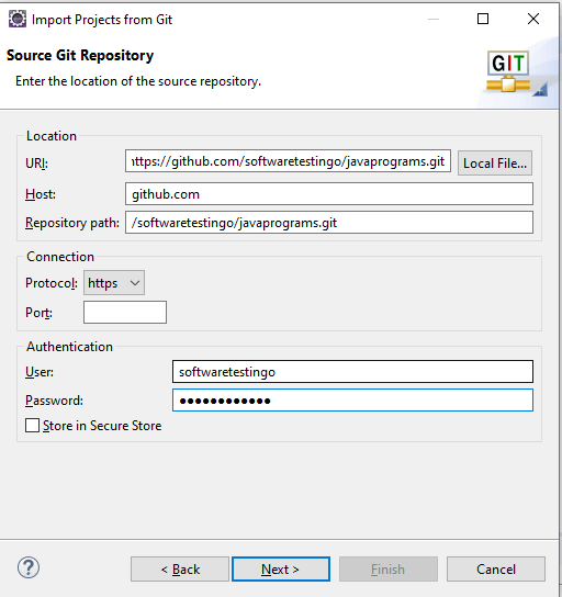 How to Connect Eclipse To GitHub? 8