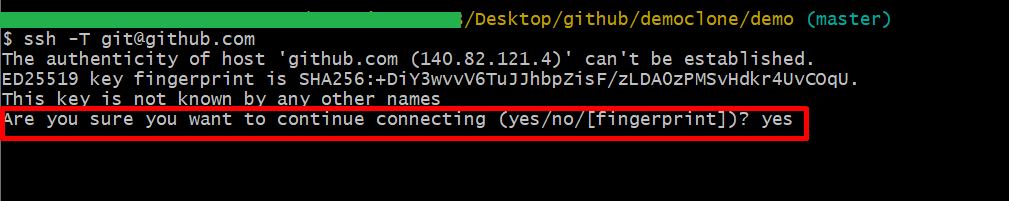 Verify SSH Key