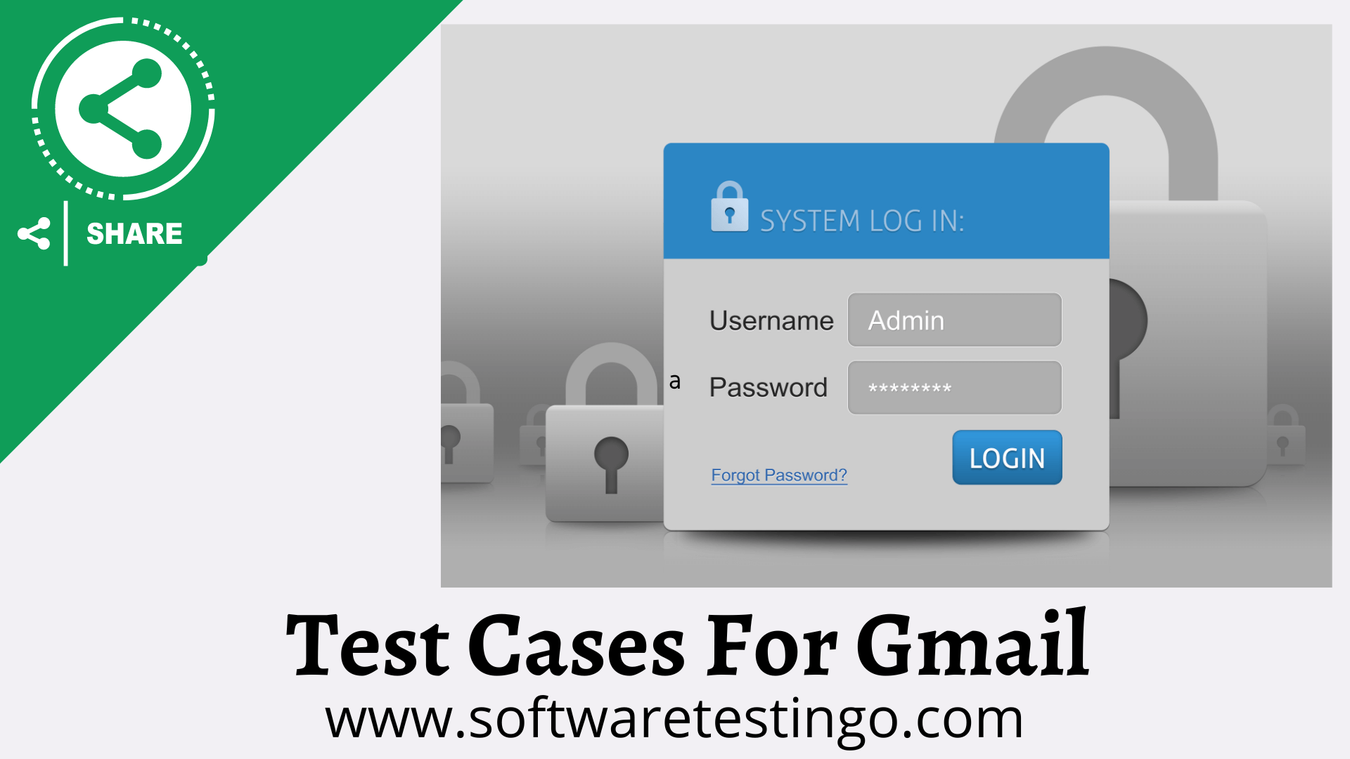 Login Screen Page Test Case