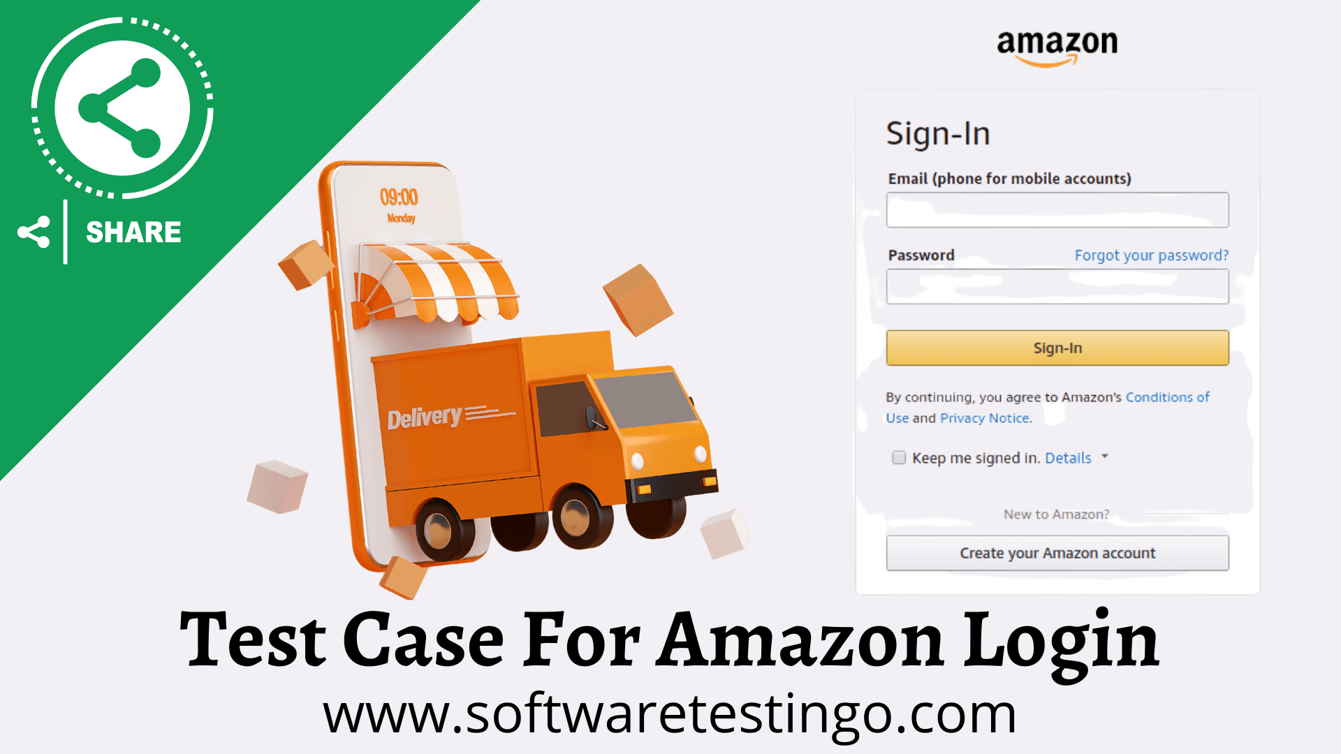 Test Case For Amazon Login