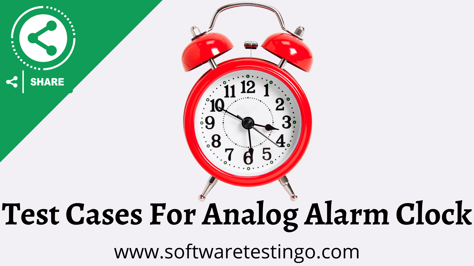 Test Cases For Analog Alarm Clock