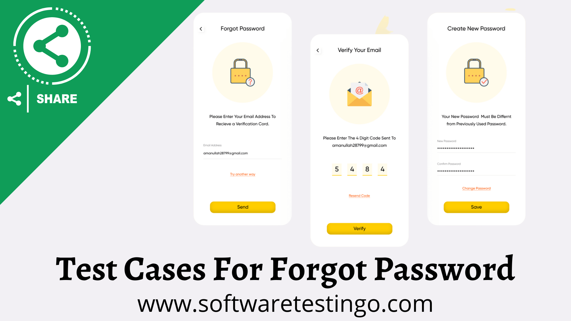 Test Cases For Forgot Password 1