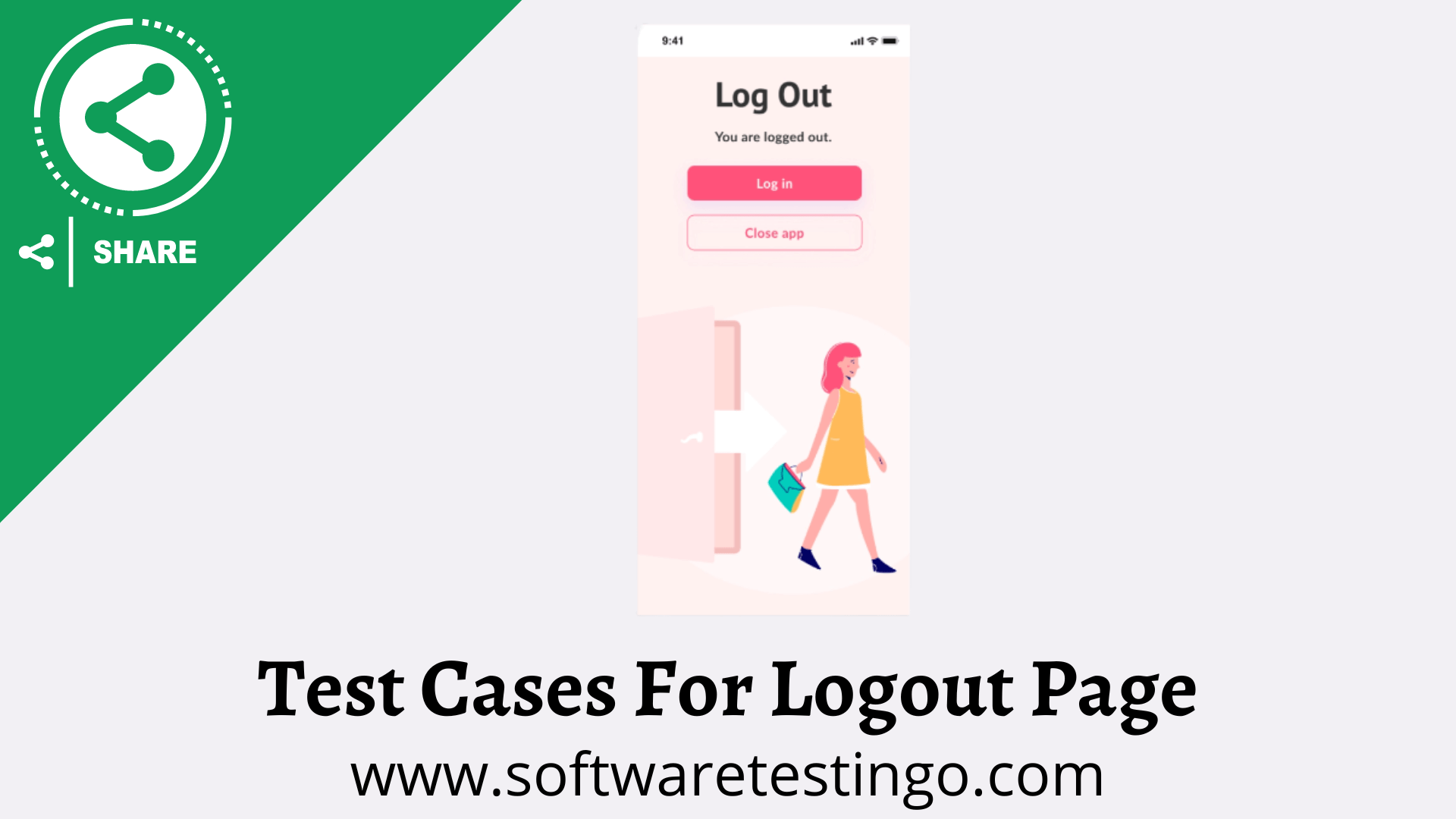 Test Cases For Logout Page