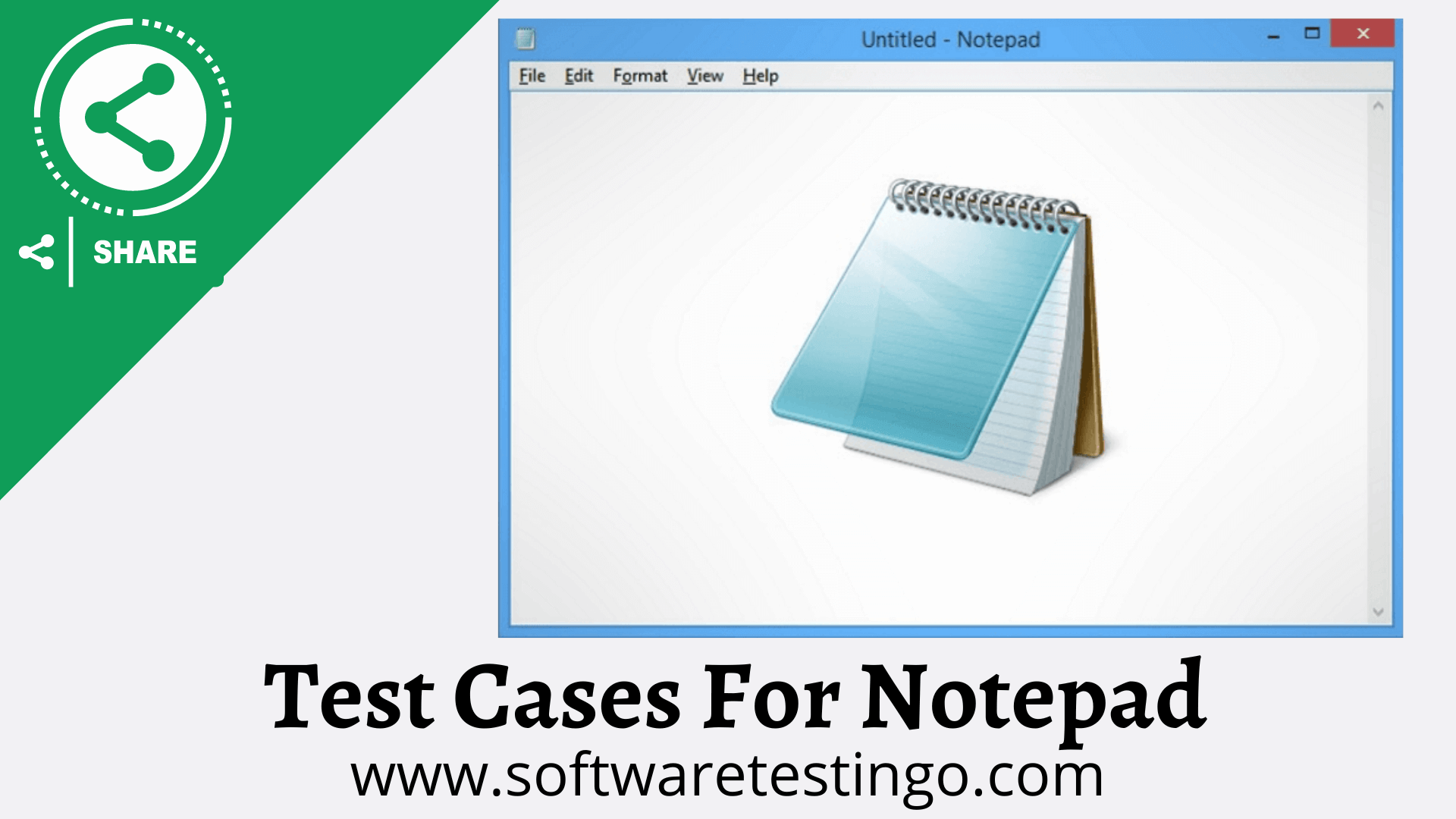 Test Cases For Notepad