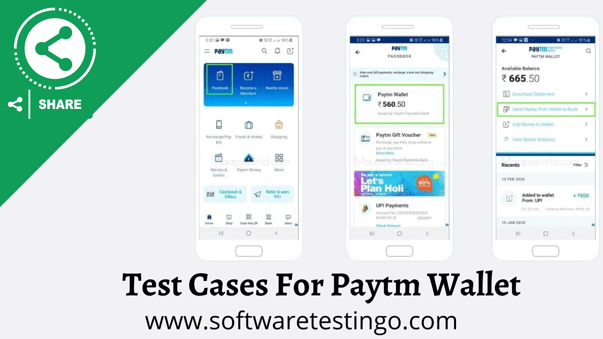 Test Cases For Paytm Wallet
