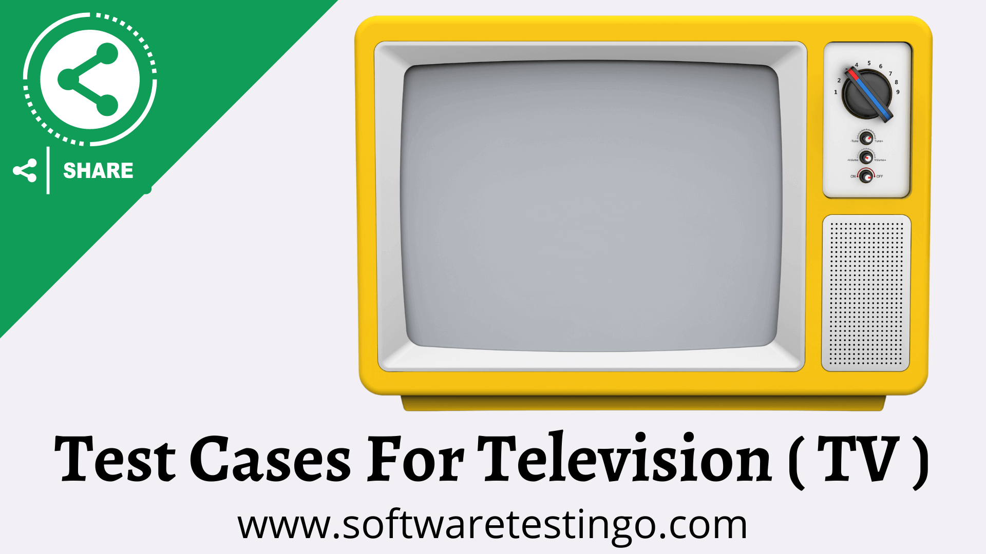 Test Cases For Television ( TV )