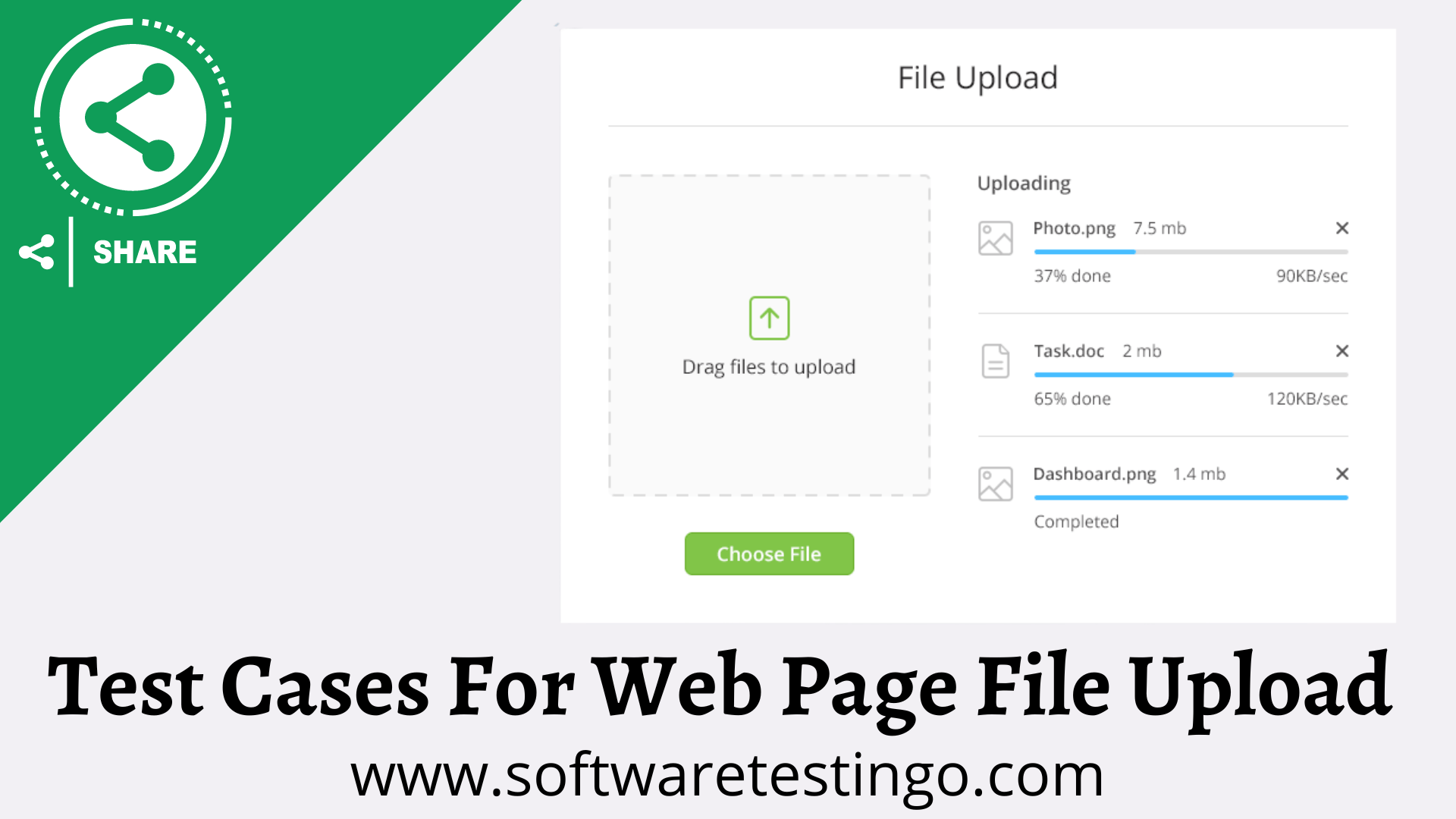 Test Cases For Web Page File Upload