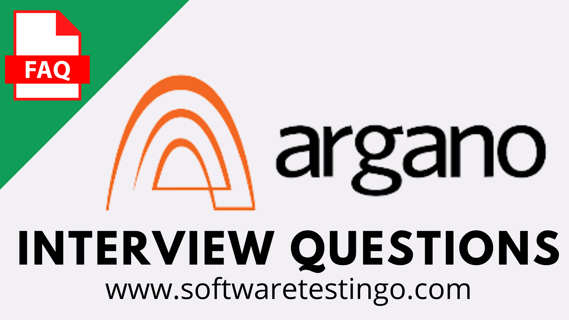 Argano Interview Questions