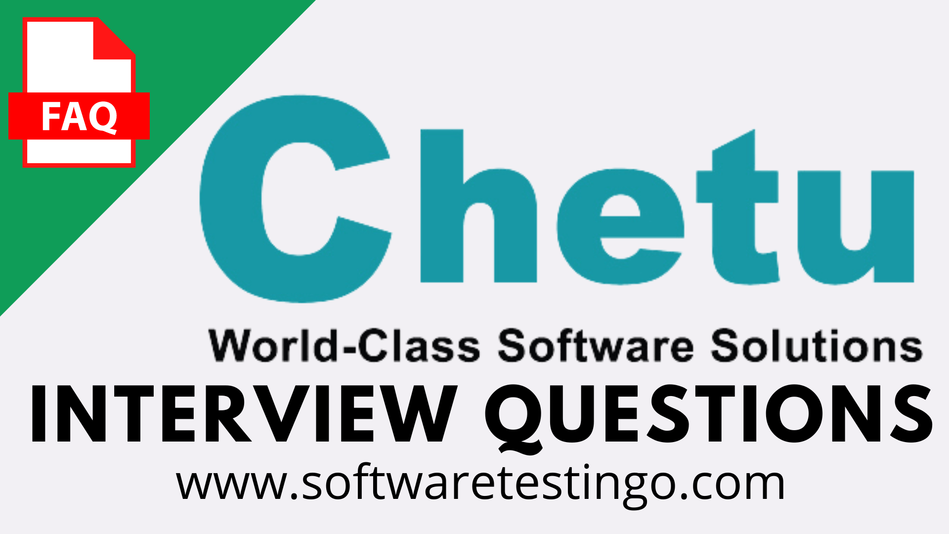 Chetu Software Interview Questions