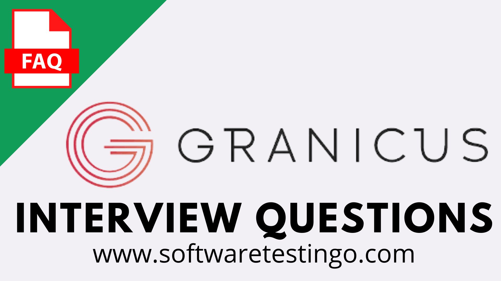 Granicus Interview Questions