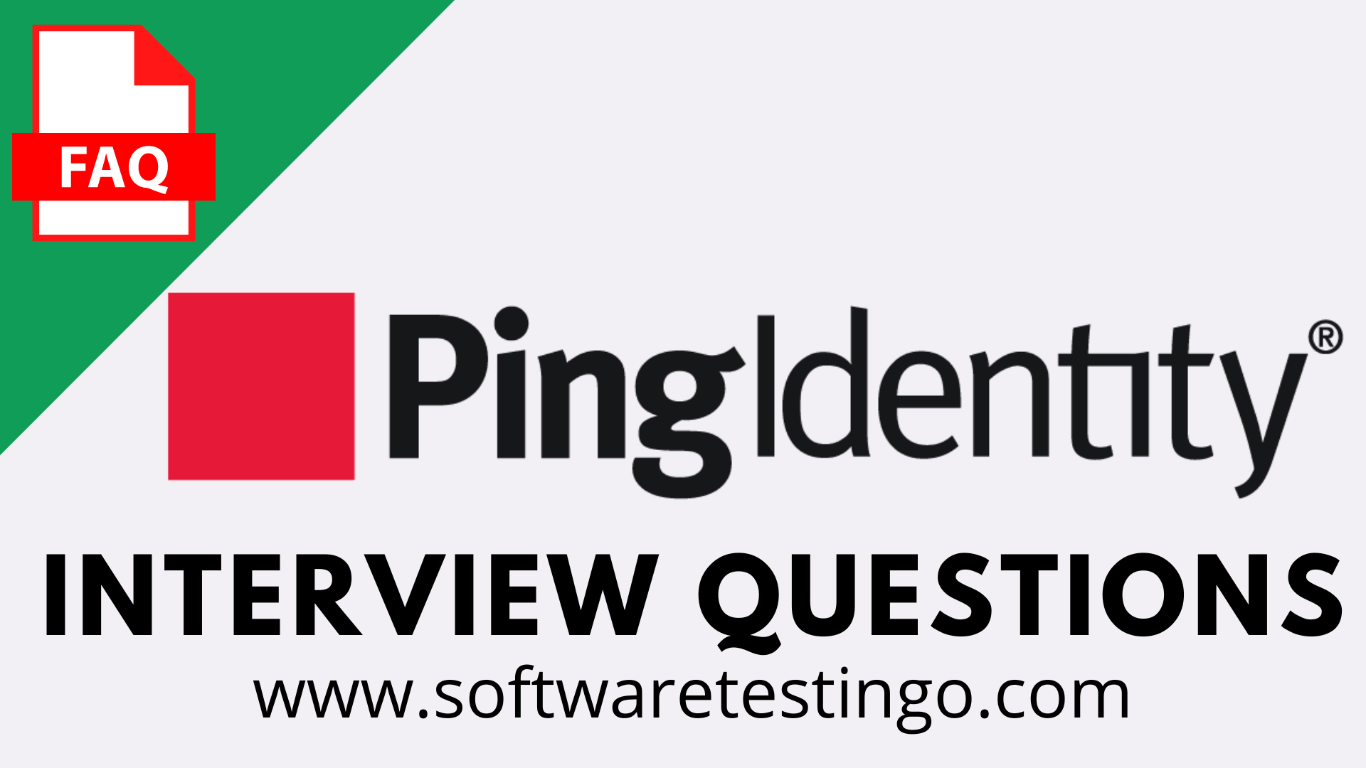 Ping Identity Interview Questions