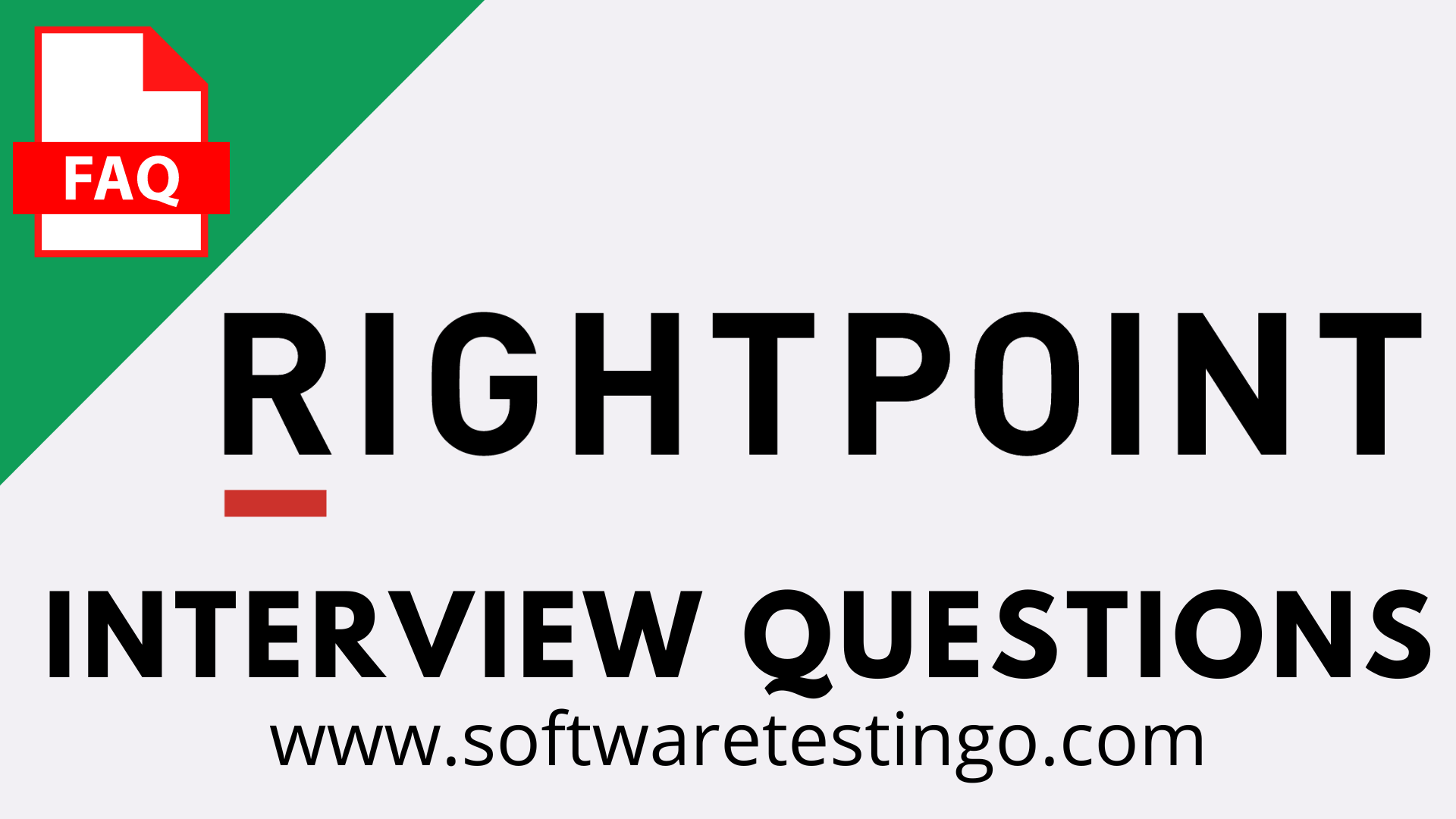 Rightpoint Interview Questions