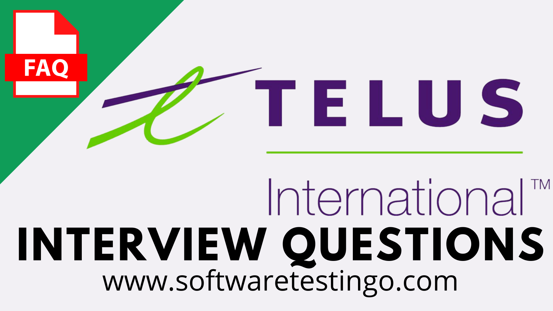 Telus International Interview Questions