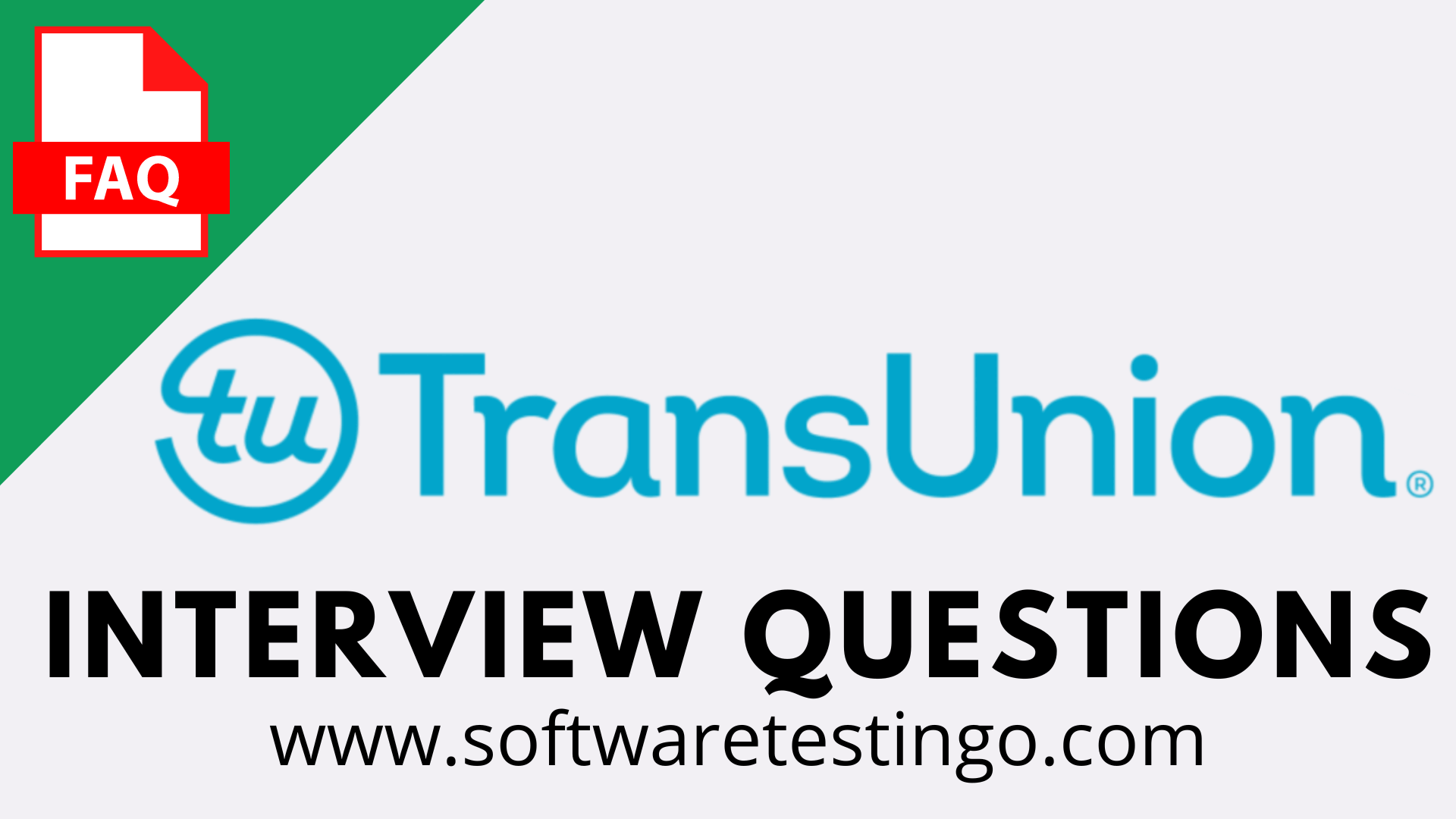TransUnion Interview Questions