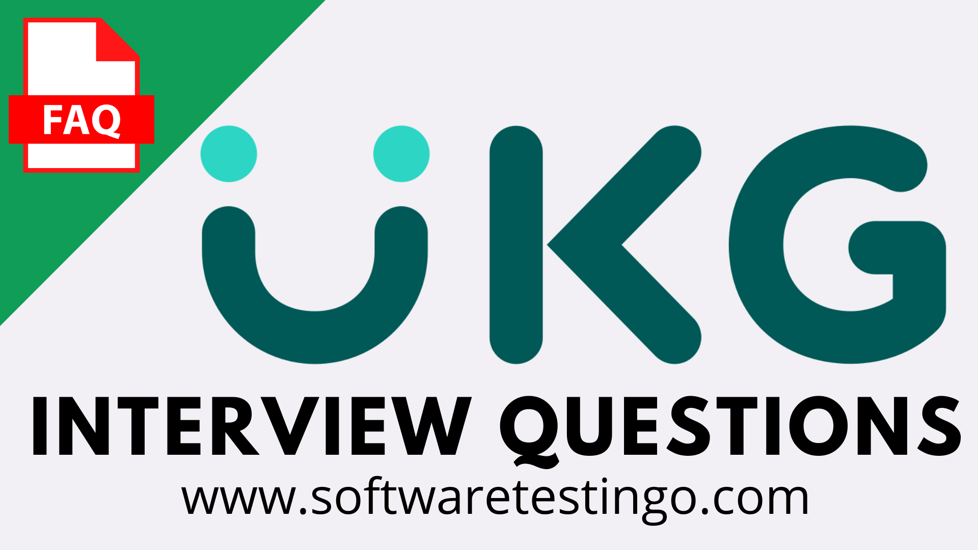 UKG Interview Questions