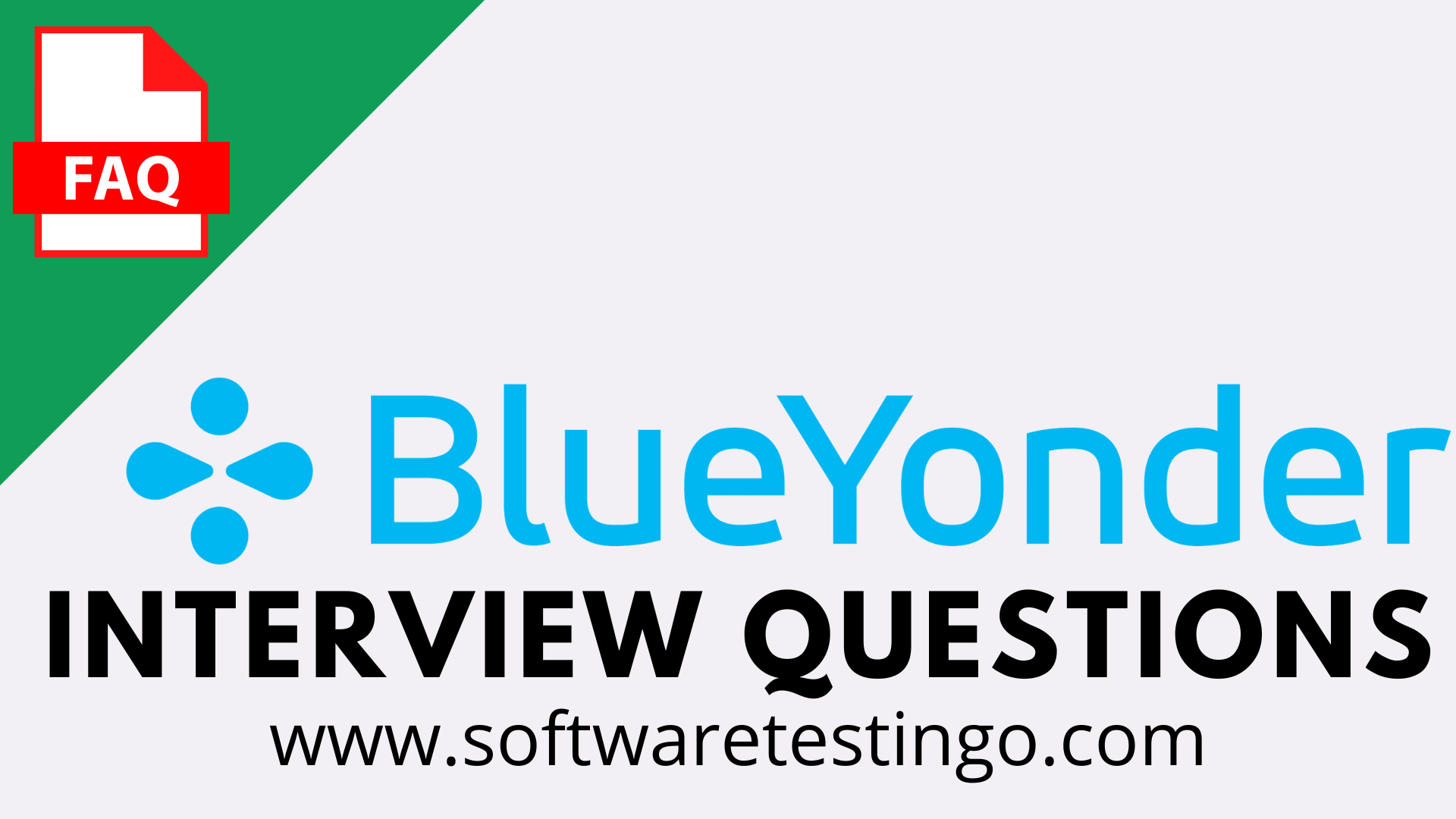 Blue Yonder Interview Questions