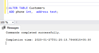 SQL Table 10 SQL Table 10