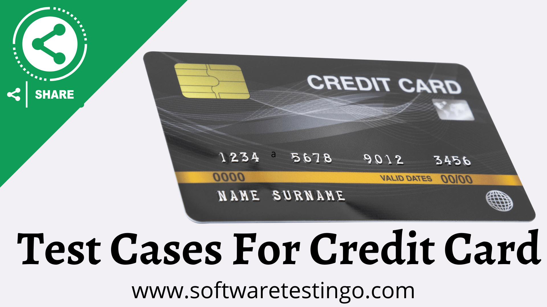 Credit Card Application Processing Test Case