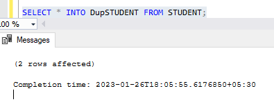 SQL Table 8